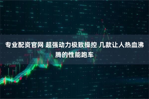 专业配资官网 超强动力极致操控 几款让人热血沸腾的性能跑车